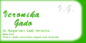 veronika gado business card